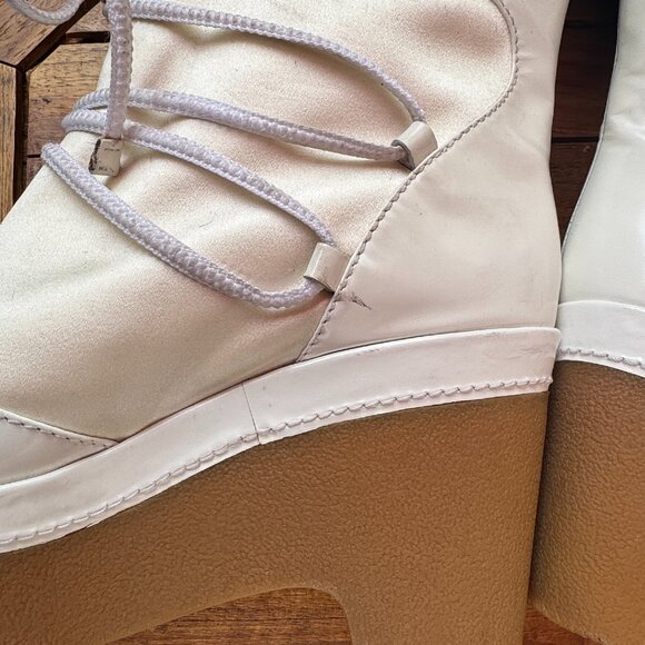 Givenchy White and Black Fur -Trimmed and Lined Winter Boots NWOT - Picture 16 of 16